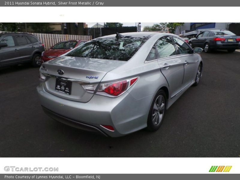 Silver Frost Metallic / Gray 2011 Hyundai Sonata Hybrid