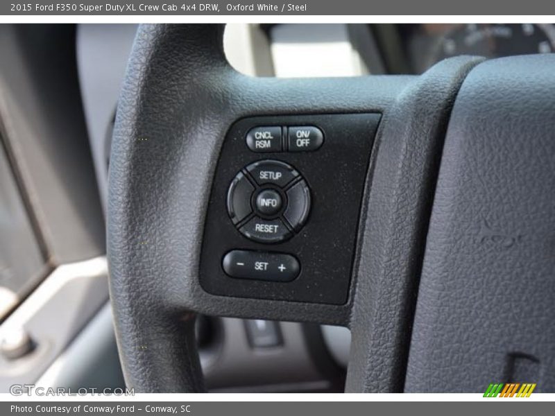 Oxford White / Steel 2015 Ford F350 Super Duty XL Crew Cab 4x4 DRW