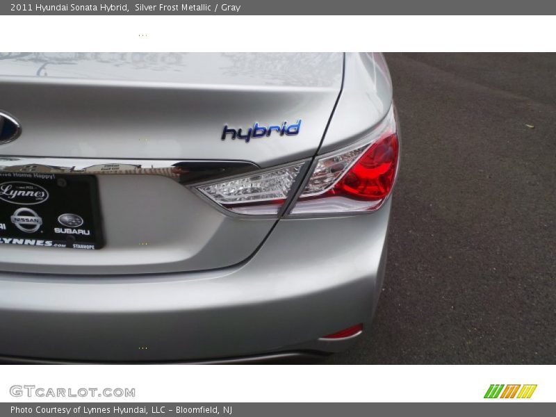 Silver Frost Metallic / Gray 2011 Hyundai Sonata Hybrid