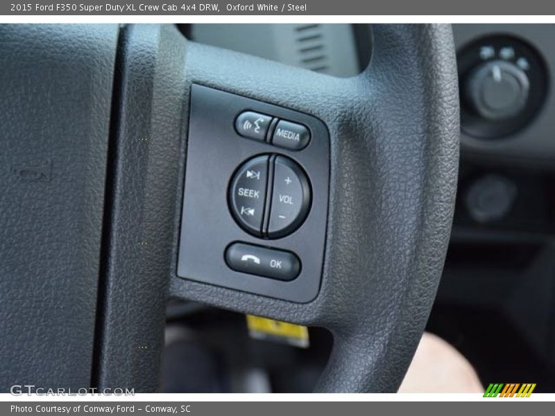 Oxford White / Steel 2015 Ford F350 Super Duty XL Crew Cab 4x4 DRW