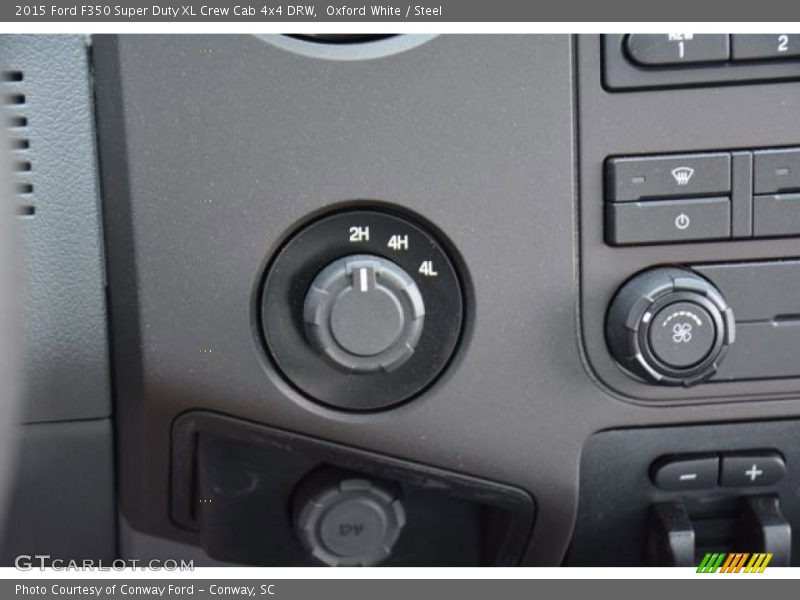 Oxford White / Steel 2015 Ford F350 Super Duty XL Crew Cab 4x4 DRW