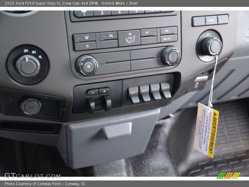 Oxford White / Steel 2015 Ford F350 Super Duty XL Crew Cab 4x4 DRW