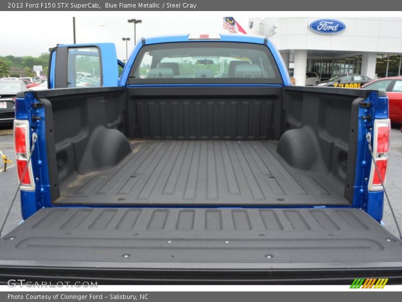 Blue Flame Metallic / Steel Gray 2013 Ford F150 STX SuperCab