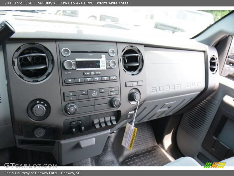 Oxford White / Steel 2015 Ford F350 Super Duty XL Crew Cab 4x4 DRW