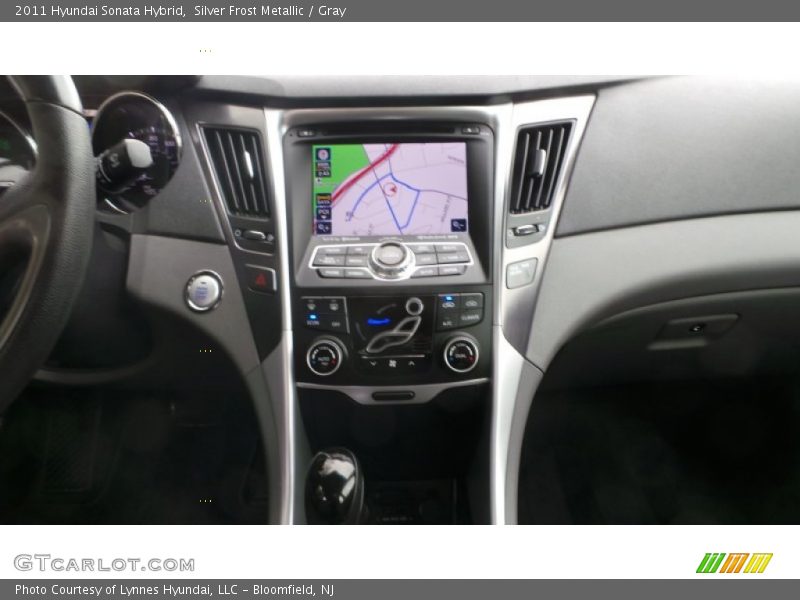 Silver Frost Metallic / Gray 2011 Hyundai Sonata Hybrid