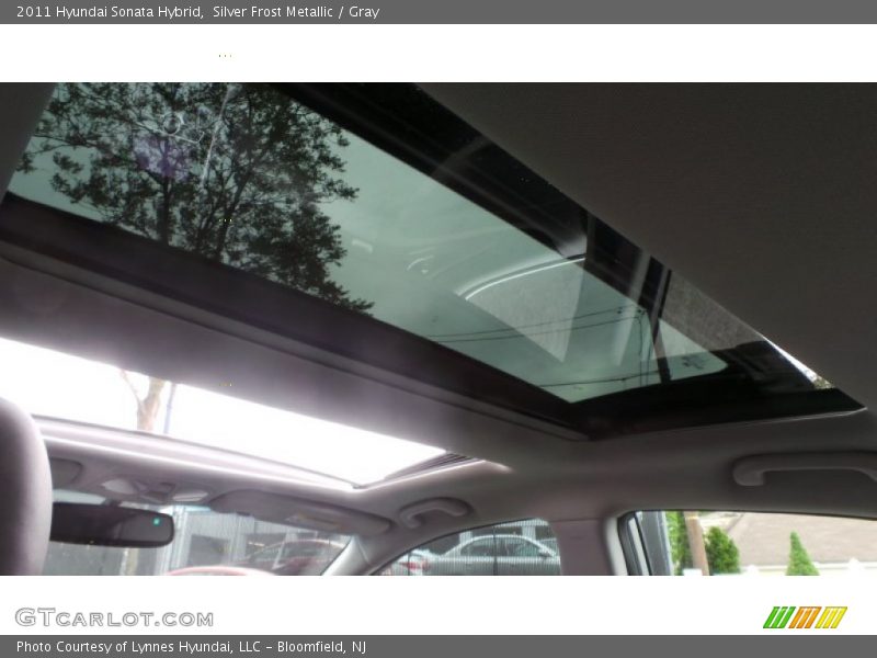 Silver Frost Metallic / Gray 2011 Hyundai Sonata Hybrid