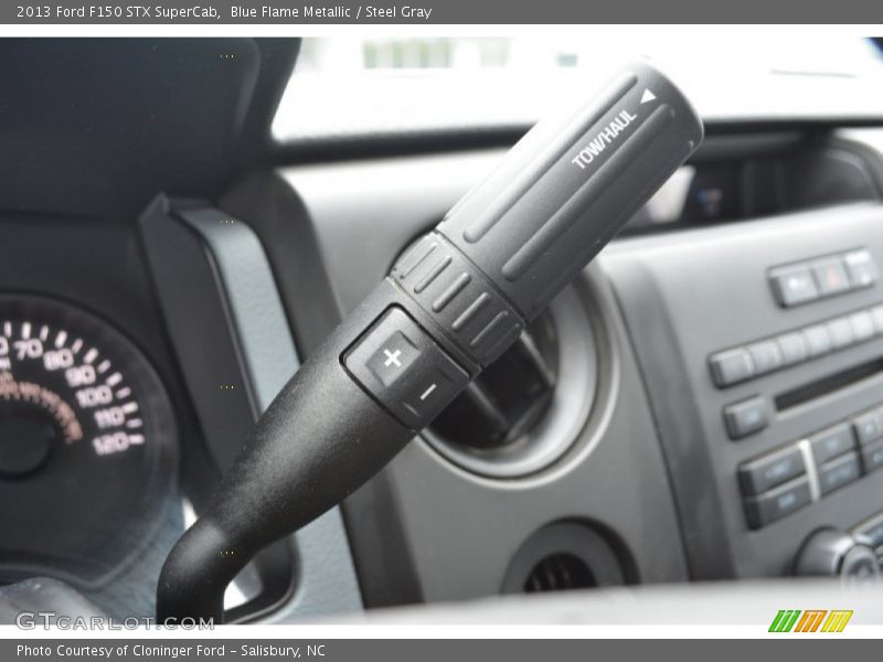 Blue Flame Metallic / Steel Gray 2013 Ford F150 STX SuperCab