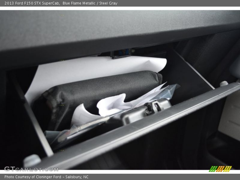 Blue Flame Metallic / Steel Gray 2013 Ford F150 STX SuperCab