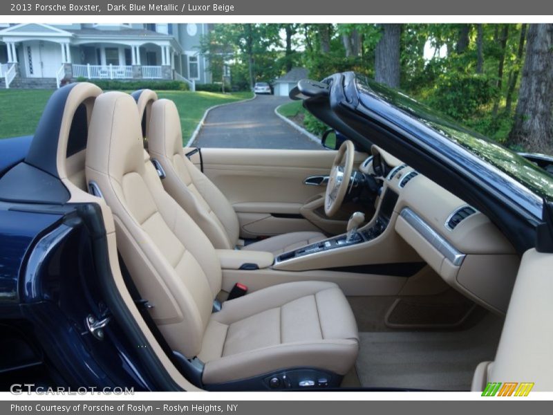 Dark Blue Metallic / Luxor Beige 2013 Porsche Boxster