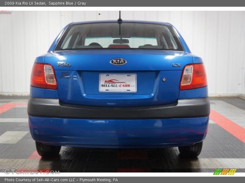 Sapphire Blue / Gray 2009 Kia Rio LX Sedan