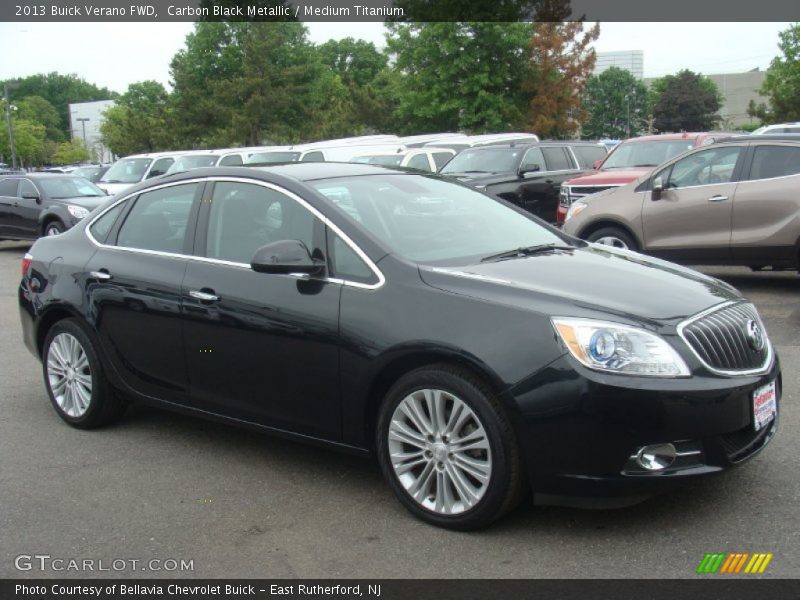 Carbon Black Metallic / Medium Titanium 2013 Buick Verano FWD