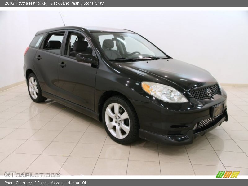 Black Sand Pearl / Stone Gray 2003 Toyota Matrix XR