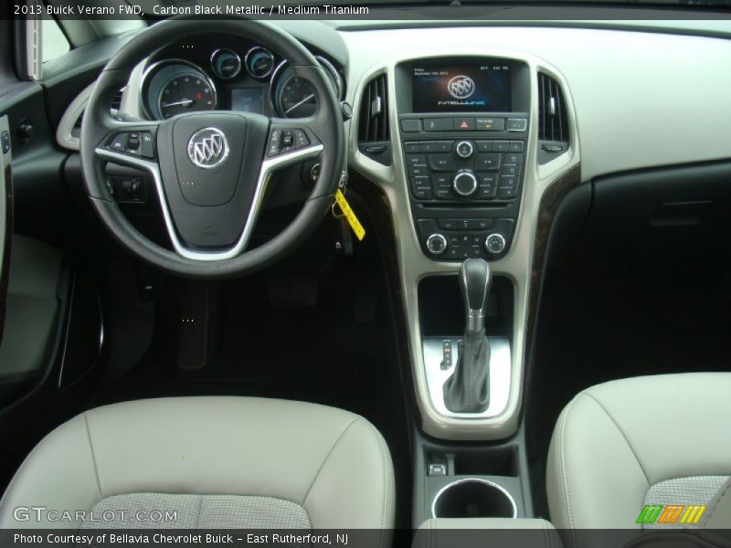 Carbon Black Metallic / Medium Titanium 2013 Buick Verano FWD