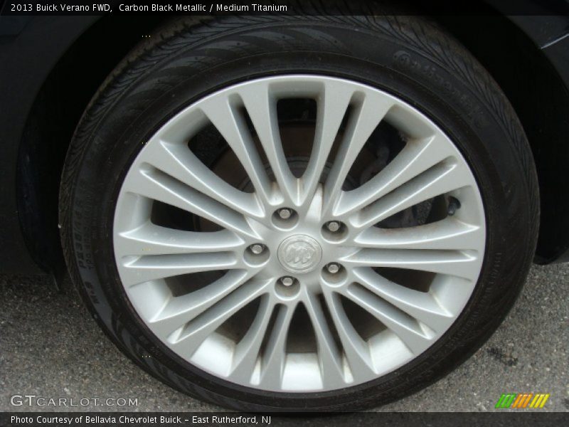 Carbon Black Metallic / Medium Titanium 2013 Buick Verano FWD