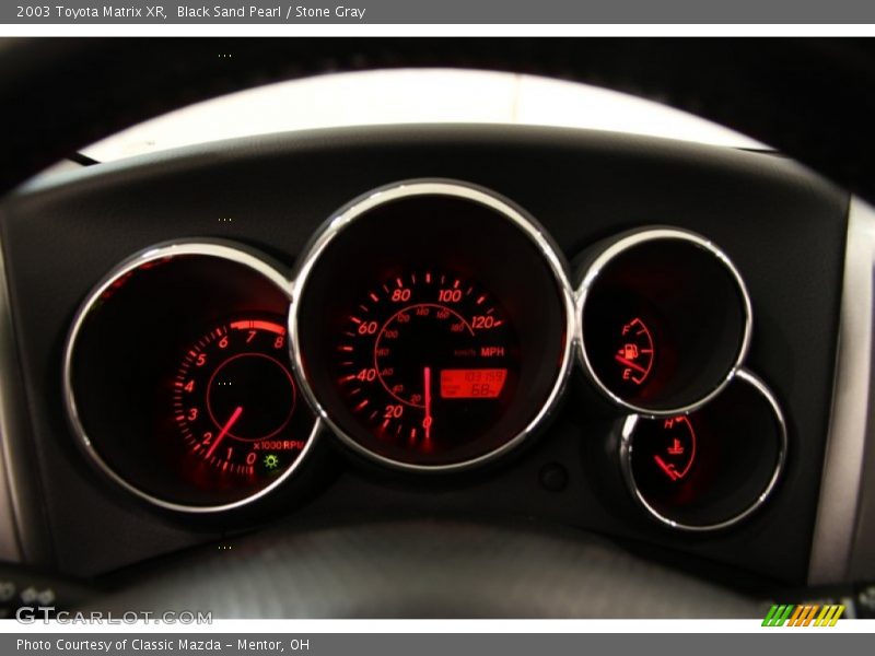 Black Sand Pearl / Stone Gray 2003 Toyota Matrix XR