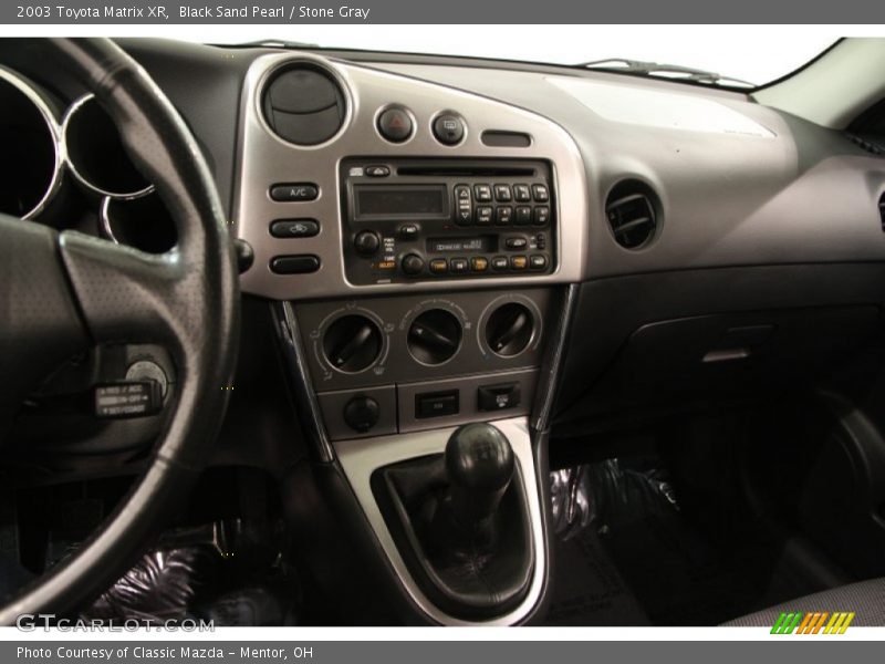 Black Sand Pearl / Stone Gray 2003 Toyota Matrix XR