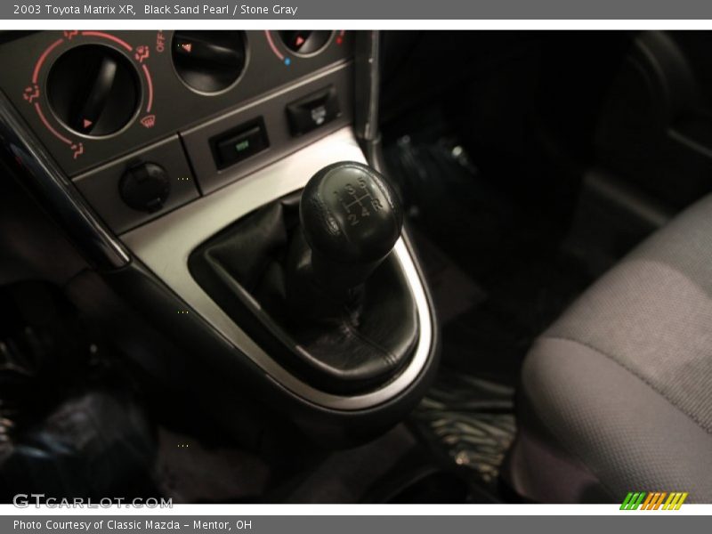 Black Sand Pearl / Stone Gray 2003 Toyota Matrix XR