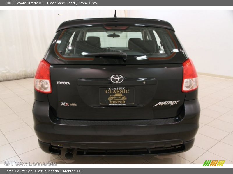 Black Sand Pearl / Stone Gray 2003 Toyota Matrix XR
