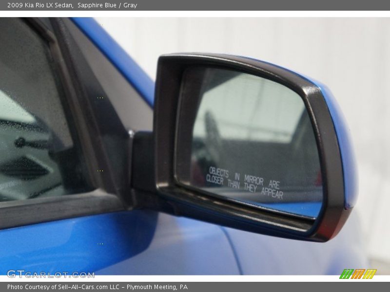 Sapphire Blue / Gray 2009 Kia Rio LX Sedan