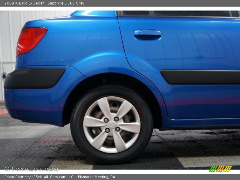 Sapphire Blue / Gray 2009 Kia Rio LX Sedan