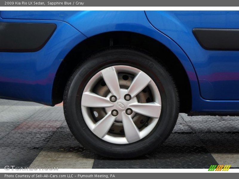 Sapphire Blue / Gray 2009 Kia Rio LX Sedan