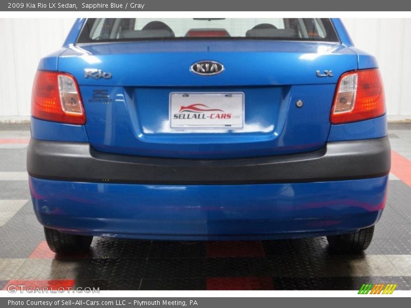 Sapphire Blue / Gray 2009 Kia Rio LX Sedan