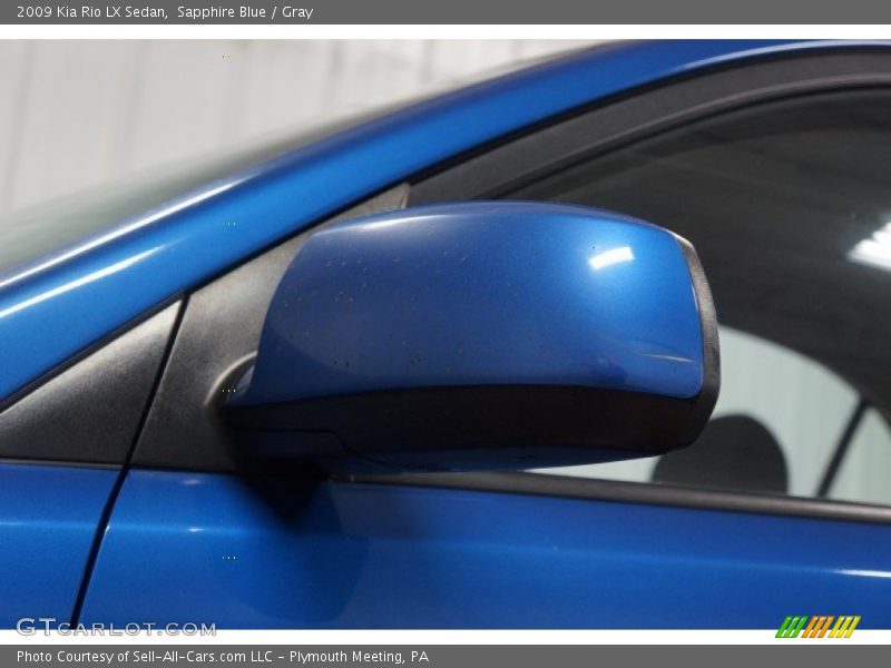 Sapphire Blue / Gray 2009 Kia Rio LX Sedan