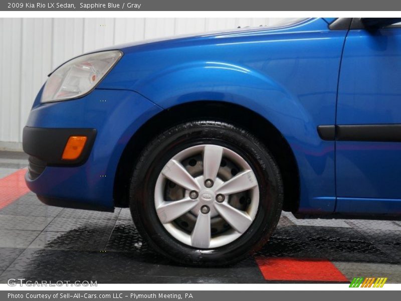 Sapphire Blue / Gray 2009 Kia Rio LX Sedan