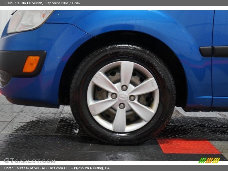 Sapphire Blue / Gray 2009 Kia Rio LX Sedan