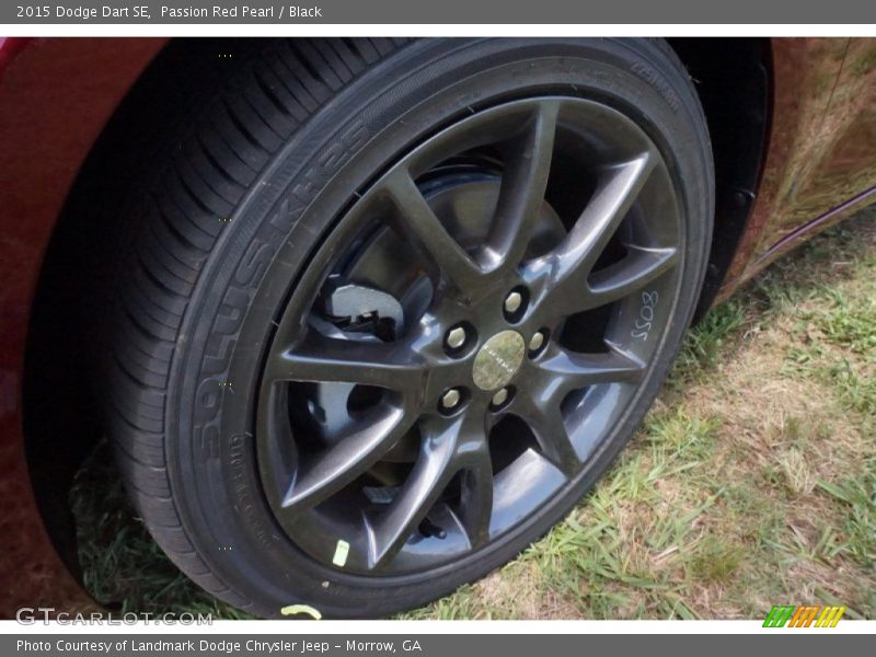 Passion Red Pearl / Black 2015 Dodge Dart SE