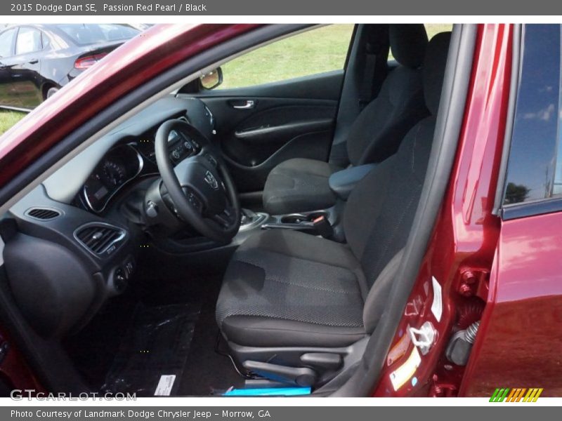 Passion Red Pearl / Black 2015 Dodge Dart SE