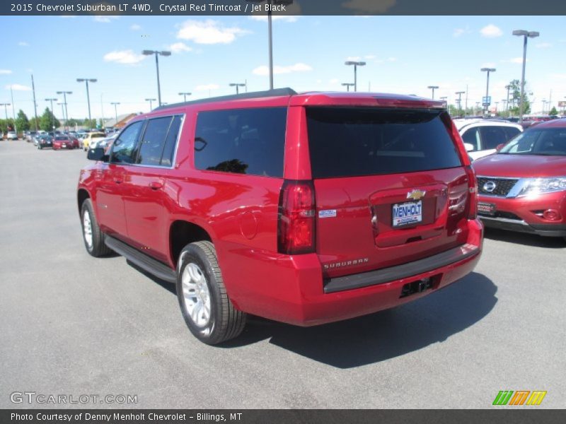 Crystal Red Tintcoat / Jet Black 2015 Chevrolet Suburban LT 4WD