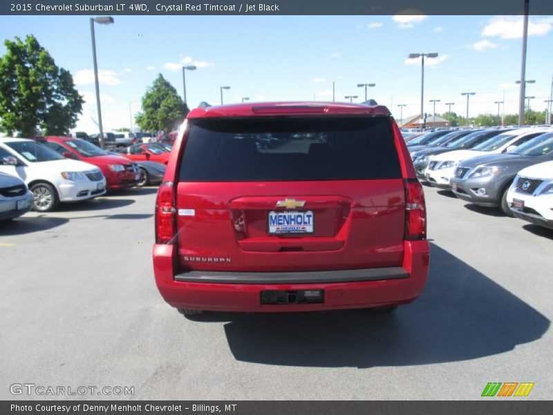 Crystal Red Tintcoat / Jet Black 2015 Chevrolet Suburban LT 4WD