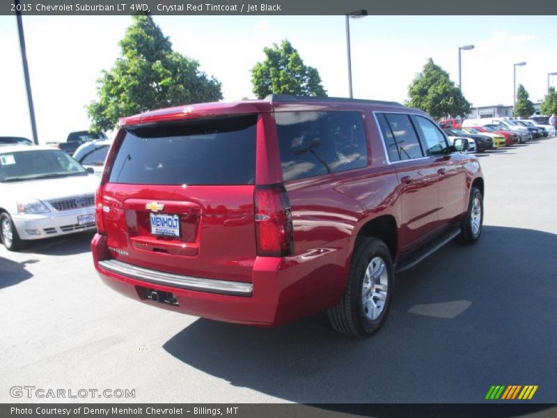 Crystal Red Tintcoat / Jet Black 2015 Chevrolet Suburban LT 4WD