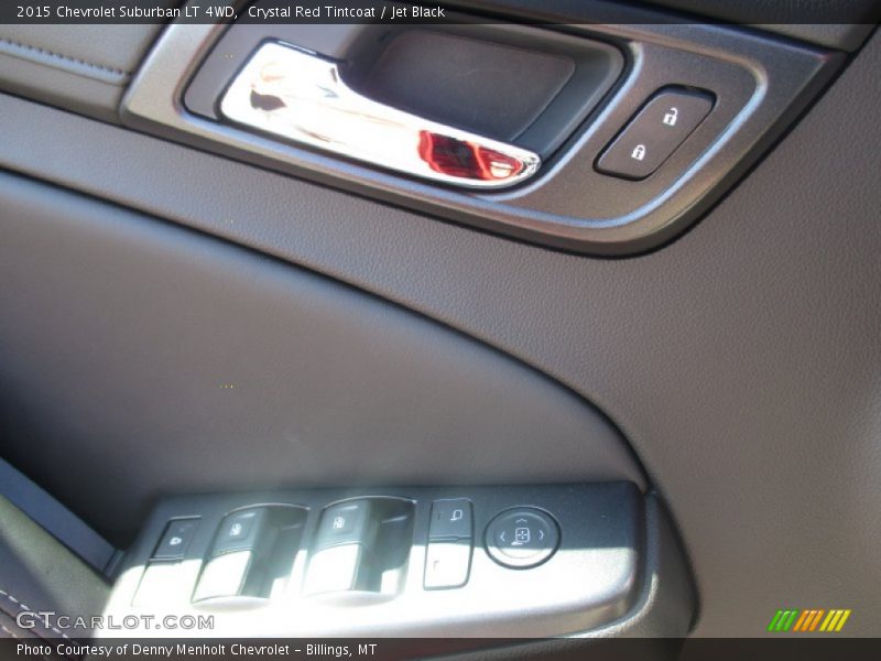 Crystal Red Tintcoat / Jet Black 2015 Chevrolet Suburban LT 4WD