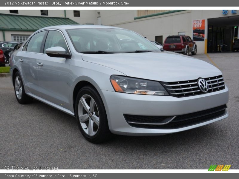 Reflex Silver Metallic / Moonrock Gray 2012 Volkswagen Passat TDI SE