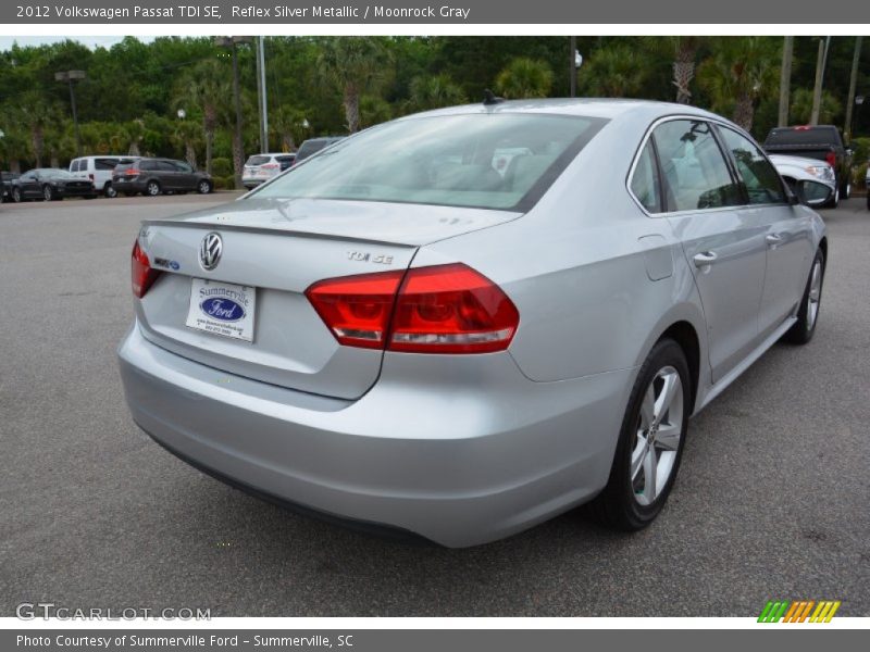 Reflex Silver Metallic / Moonrock Gray 2012 Volkswagen Passat TDI SE