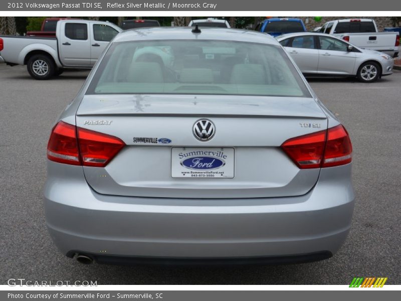 Reflex Silver Metallic / Moonrock Gray 2012 Volkswagen Passat TDI SE