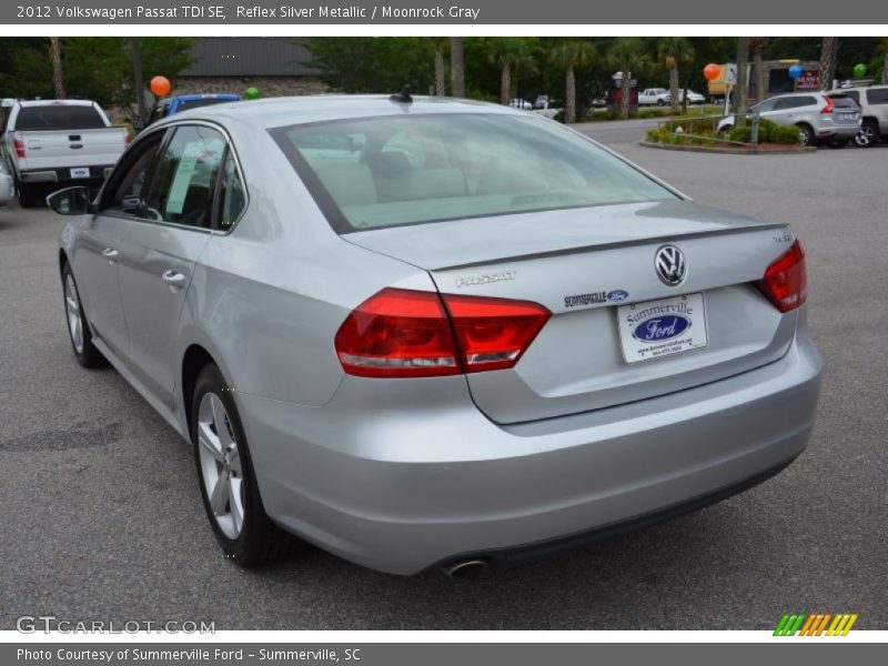 Reflex Silver Metallic / Moonrock Gray 2012 Volkswagen Passat TDI SE