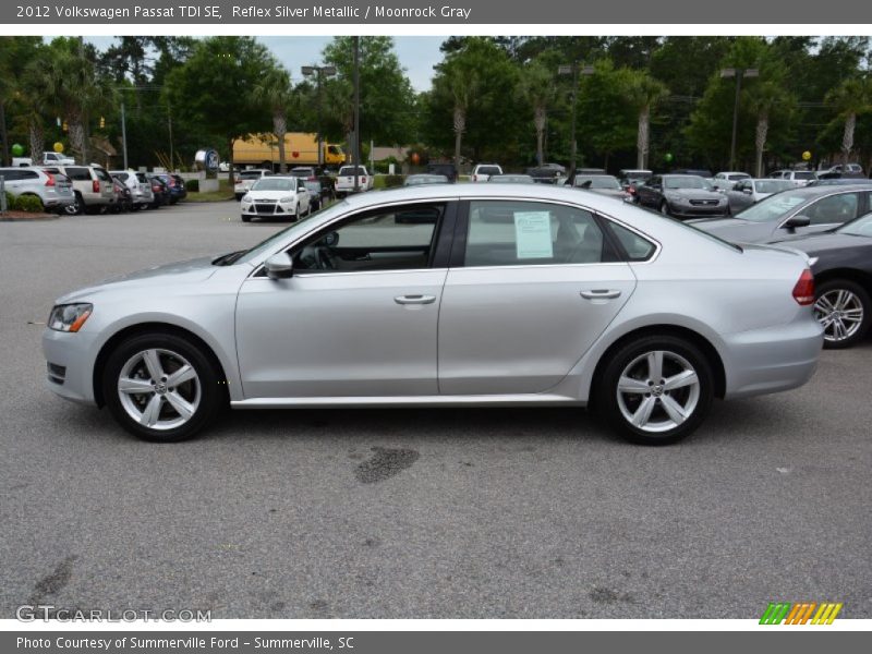 Reflex Silver Metallic / Moonrock Gray 2012 Volkswagen Passat TDI SE