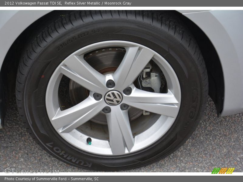 Reflex Silver Metallic / Moonrock Gray 2012 Volkswagen Passat TDI SE