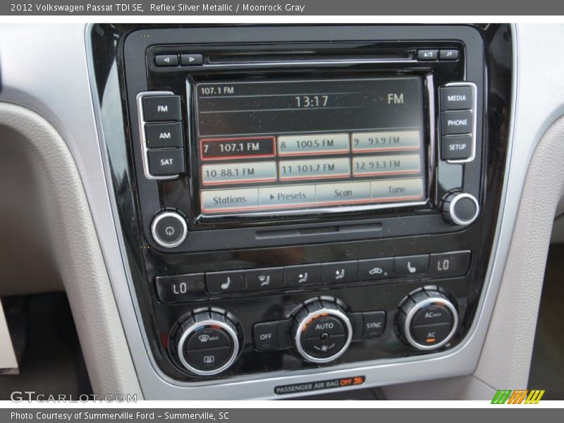 Reflex Silver Metallic / Moonrock Gray 2012 Volkswagen Passat TDI SE