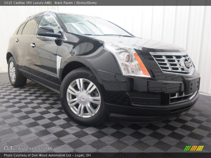 Black Raven / Ebony/Ebony 2015 Cadillac SRX Luxury AWD