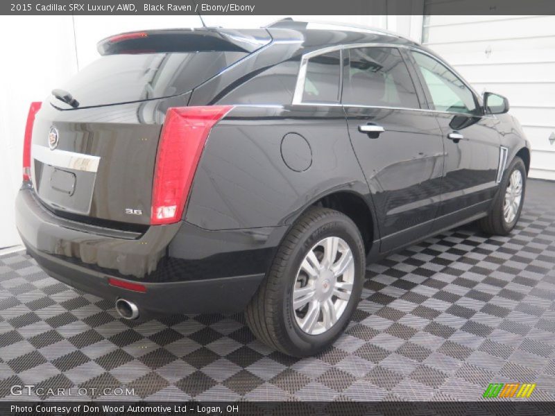Black Raven / Ebony/Ebony 2015 Cadillac SRX Luxury AWD
