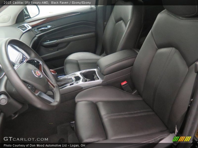 Black Raven / Ebony/Ebony 2015 Cadillac SRX Luxury AWD