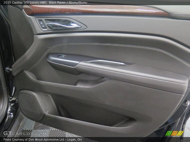 Black Raven / Ebony/Ebony 2015 Cadillac SRX Luxury AWD