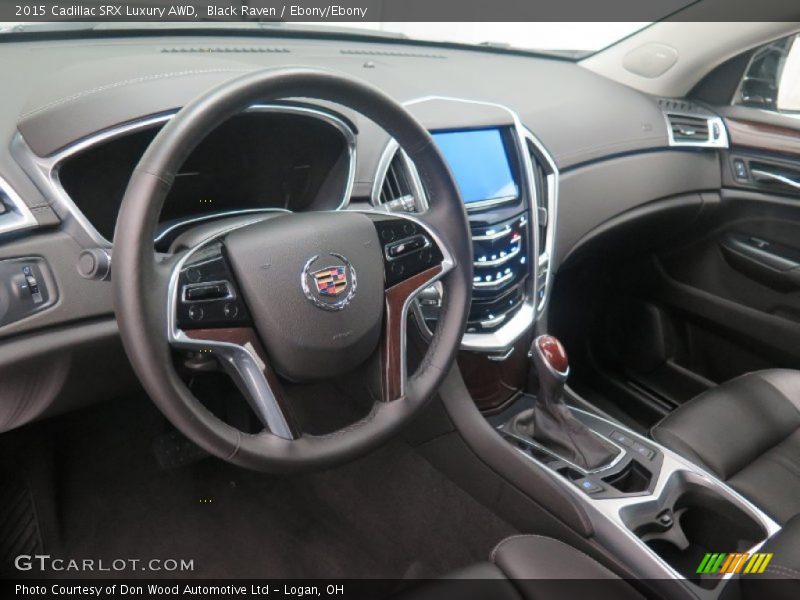 Black Raven / Ebony/Ebony 2015 Cadillac SRX Luxury AWD