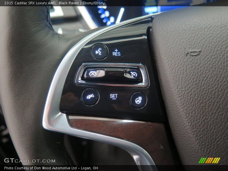 Black Raven / Ebony/Ebony 2015 Cadillac SRX Luxury AWD