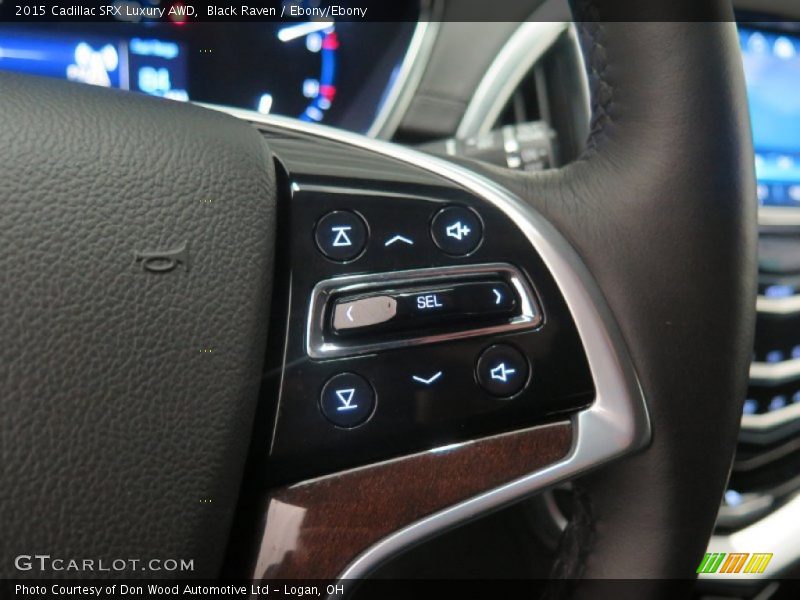 Black Raven / Ebony/Ebony 2015 Cadillac SRX Luxury AWD