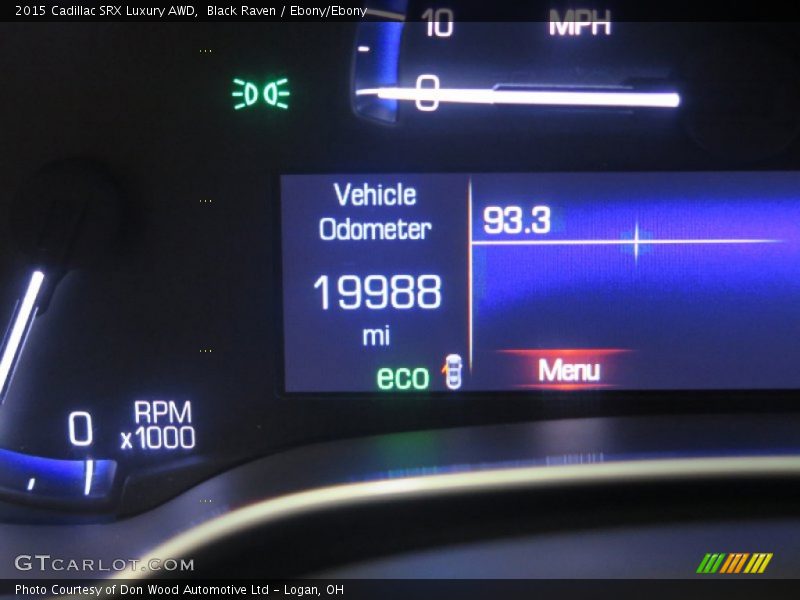 Black Raven / Ebony/Ebony 2015 Cadillac SRX Luxury AWD